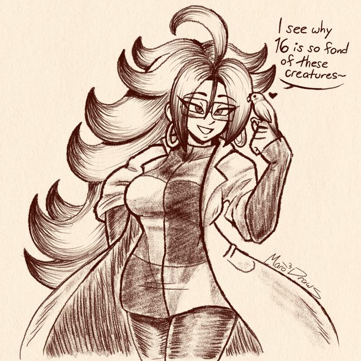 I see why 16 is so fond of these creatures~ Maro³ Draw
