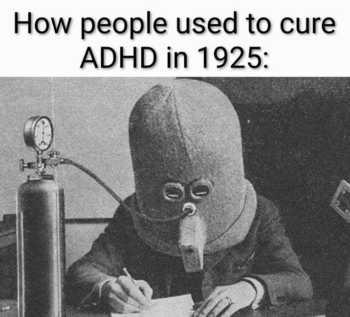 How people used to cure ADHD in 1925:
