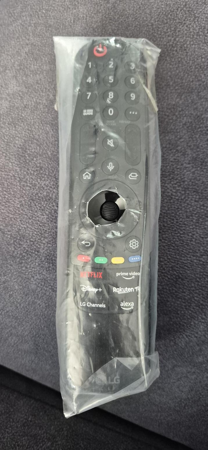 2 4 5 6 7 8 9 0 GUIDE LIST G QUICK ACCESS AD/SAP A FLIX prime video DISNEY+ Rakuten T LG Channels alexa LG