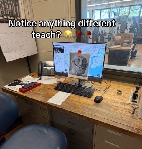 Notice anything different teach?