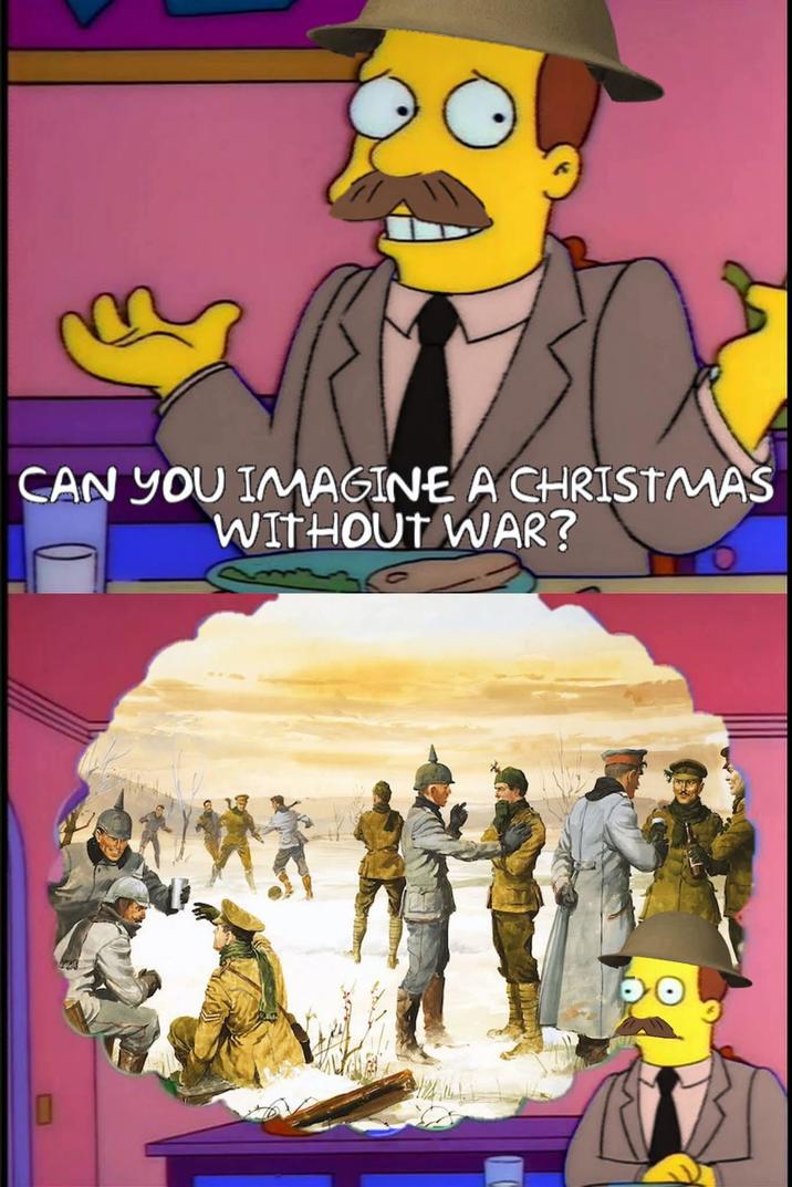CAN YOU IMAGINE A CHRISTMAS WITHOUT WAR?