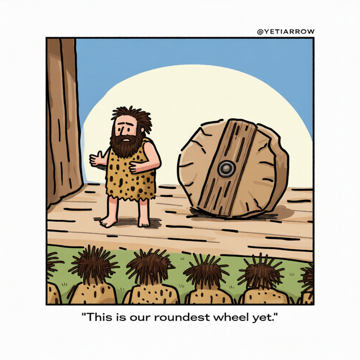 AH @YETIARROW AVAD "This is our roundest wheel yet."