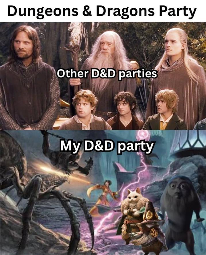 Dungeons & Dragons Party Other D&D parties My D&D party