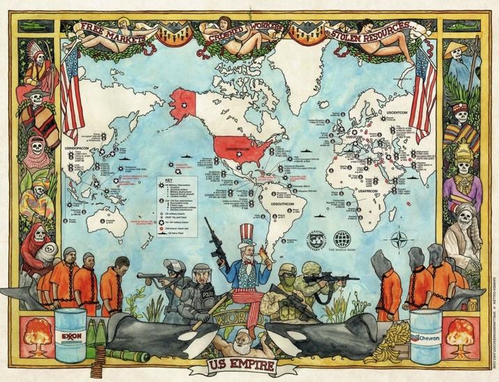 FREE MARKE USINDOPACOM 8 8 ΕΧΟΝ and KEY CIA/US G USAF Wyt POLICE CRUSHED STOLEN RESOURCES ро USNORTHCOM WOR о US EMPIRE USSOUTHCOM USEUCOM THE WORLD BANK USAFRICOM USCENTCOM Chevron g