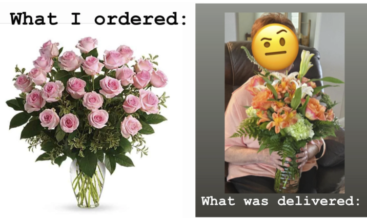 What I ordered: | What was delivered: