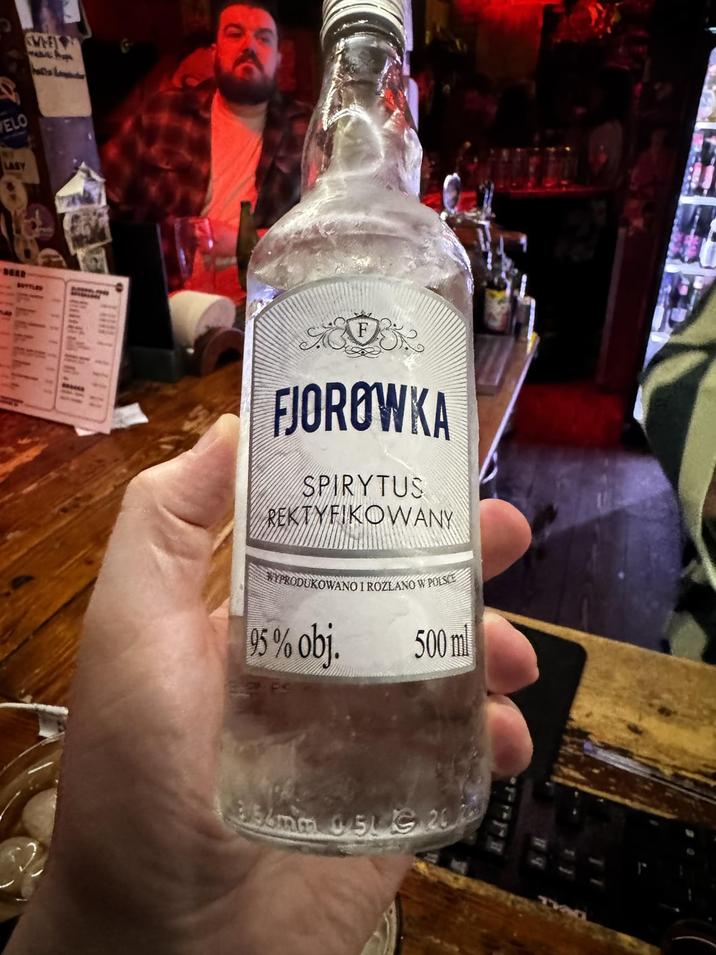 ELO LASY SWEE BEED BOTTLE FJOROWKA SPIRYTUS REKTYFIKOWANY WYPRODUKOWANO I ROZLANO W POLSCE 95% obj. 500 ml 54mm 0.51 20