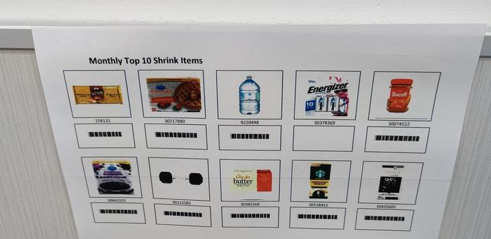 Monthly Top 10 Shrink Items WAFFLES 158131 30217880 9220498 CULTIVATED 30663155 30112582 Cony a butter SALTER gv Energizer 10 เคย Biscoff 1406 30378369 30074522 95% 30385569 30118411 30435605