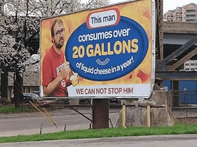 This man consumes over 20 GALLONS fliquid cheese in a year! WE CAN NOT STOP HIM