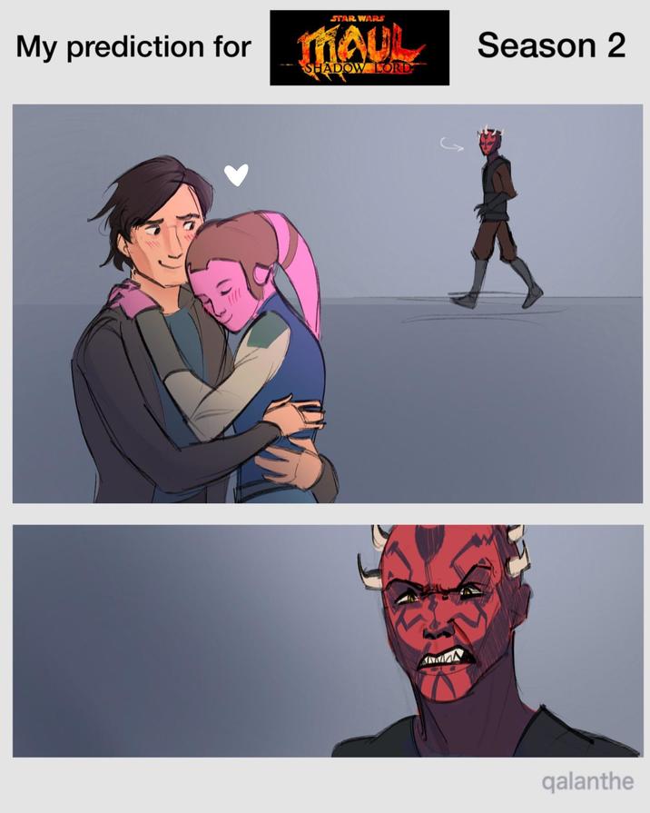 My prediction for STAR WARS TAUL SHADOW LORD Season 2 qalanthe