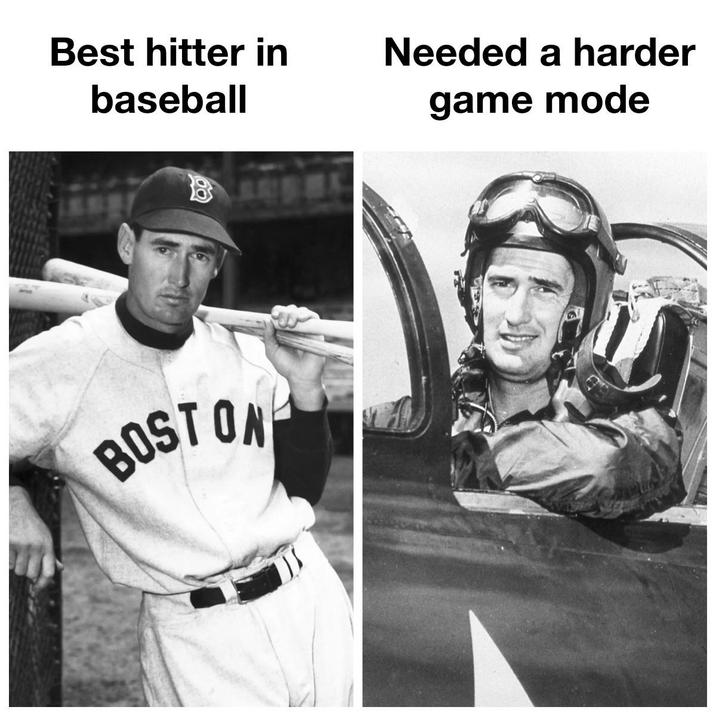 Best hitter in baseball Needed a harder game mode BOSTON