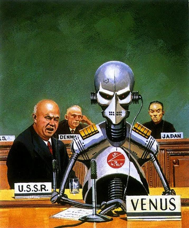 S. DENMA U.S.S.R. 12, her JAPAN VENUS