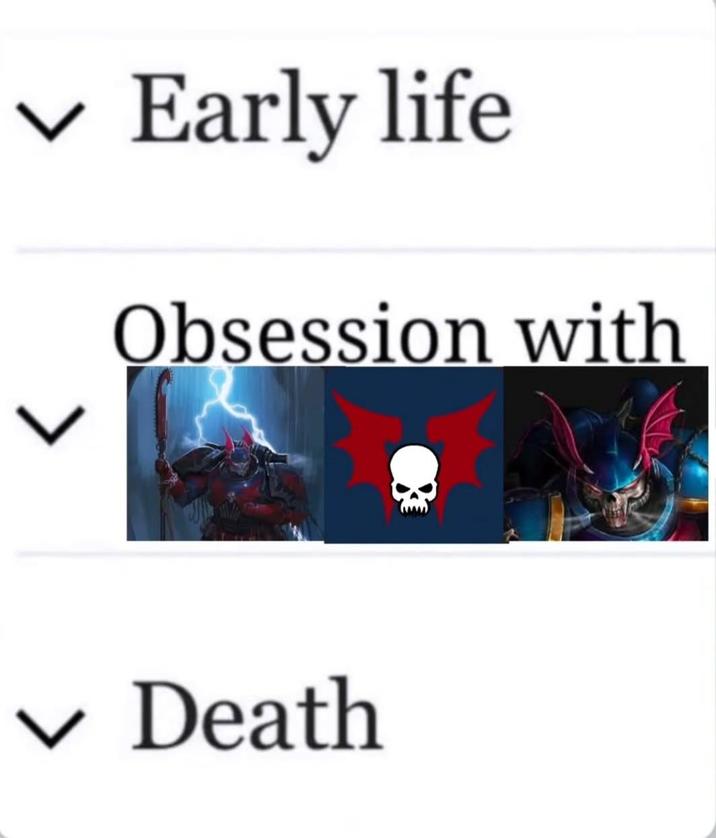 ✓ Early life Obsession with L L ✓ Death