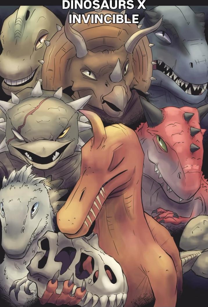 M M MIM J7775 DINOSAURS X INVINCIBLE W 190 T-- H+