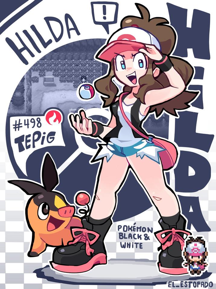 HILDA #498 TEPIG POKÉMON BLACK & WHITE EL ESTOFADO
