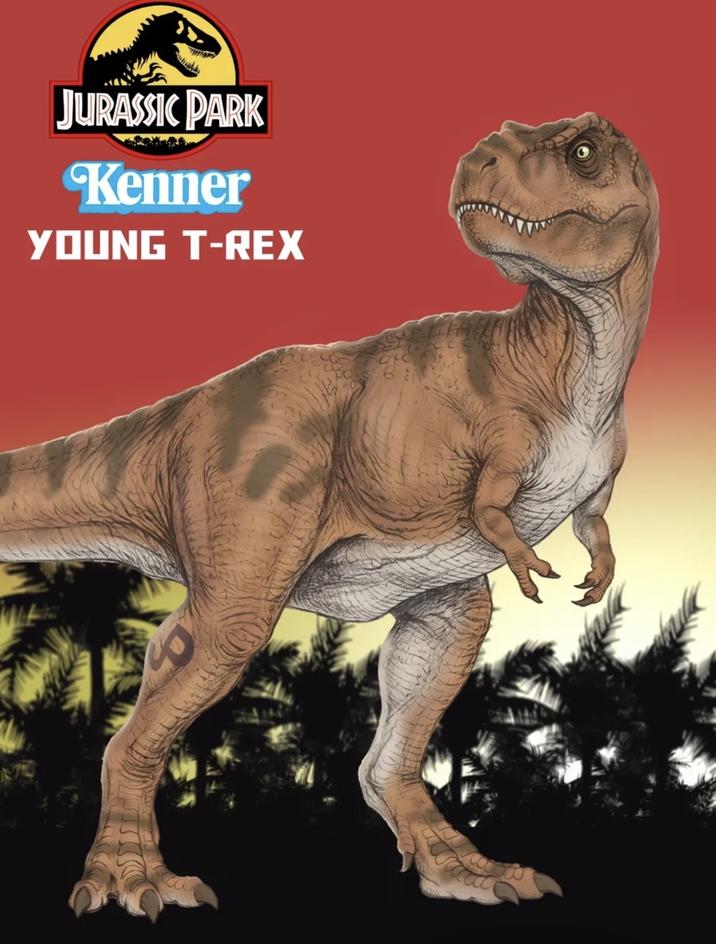 JURASSIC PARK Kenner YOUNG T-REX