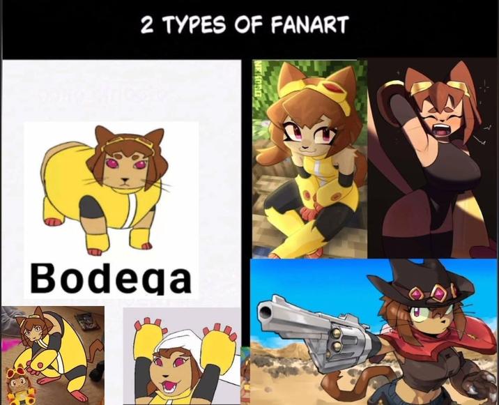 2 TYPES OF FANART Bodega