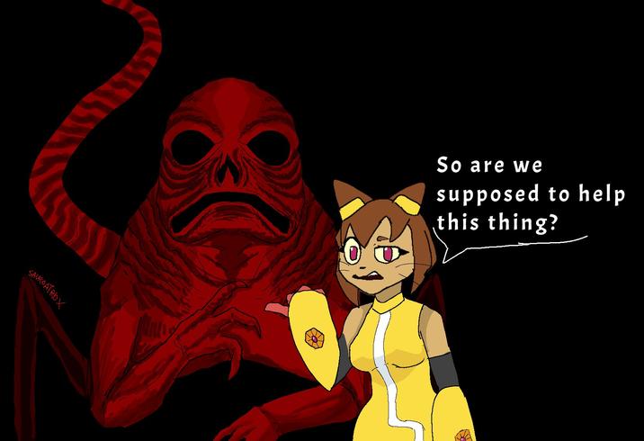 SAUROATROX So are we supposed to help this thing?