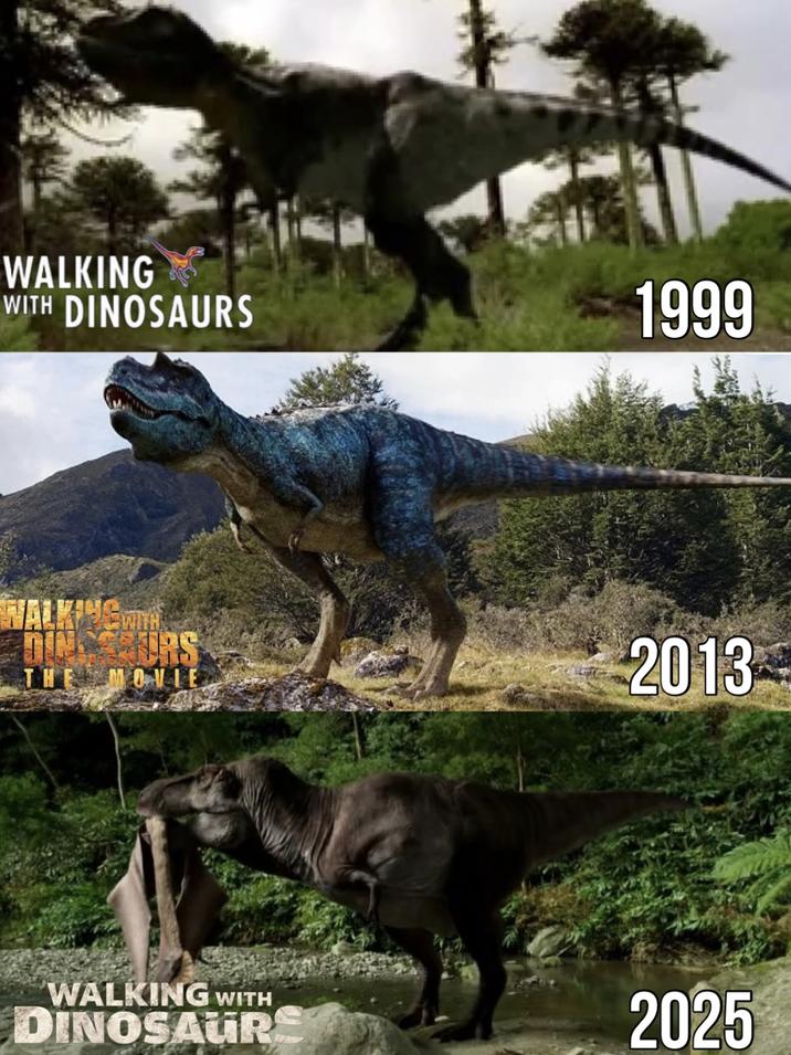 WALKING WITH DINOSAURS 1999 2013 WALKING WITH DINOSAUR 2025
