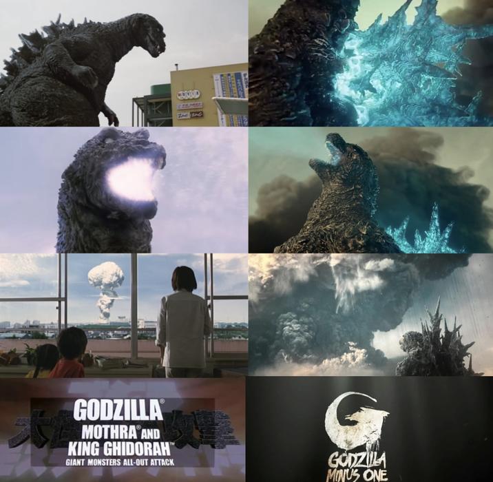 MOVOD In the GODZILLA MOTHRA AND KING GHIDORAH GIANT MONSTERS ALL-OUT ATTACK GODZILA MINUS ONE