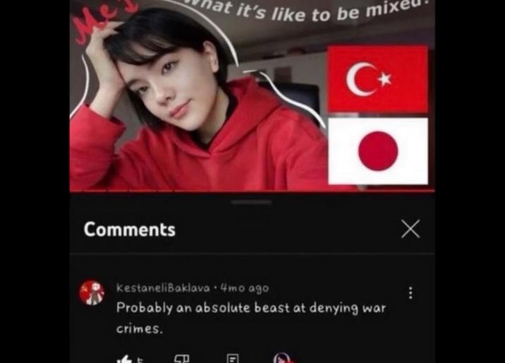 Comments at it's like to be mix C⭑ KestaneliBaklava 4mo ago Probably an absolute beast at denying war crimes. L e D
