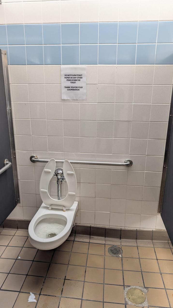 DO NOT FLUSH TOILET PAPER OR ANY OTHER ITEMS DOWN THE TOILET. THANK YOU FOR YOUR COOPERATION! 10