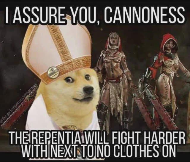 @the.godemperors.new.g I ASSURE YOU, CANNONESS THE REPENTIA WILL FIGHT HARDER WITH NEXT TO NO CLOTHES ON bento