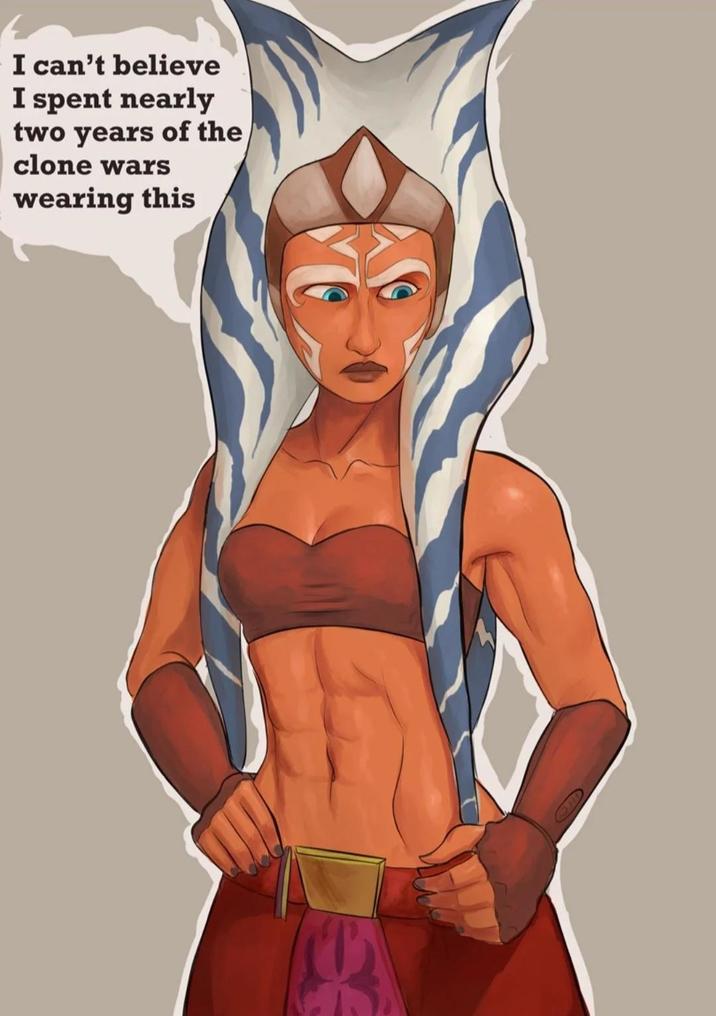 I can't believe I spent nearly two years of the clone wars wearing this