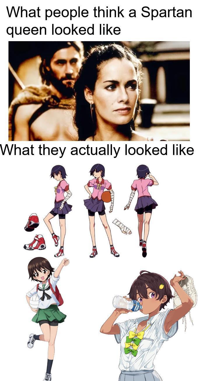What people think a Spartan queen looked like What they actually looked like