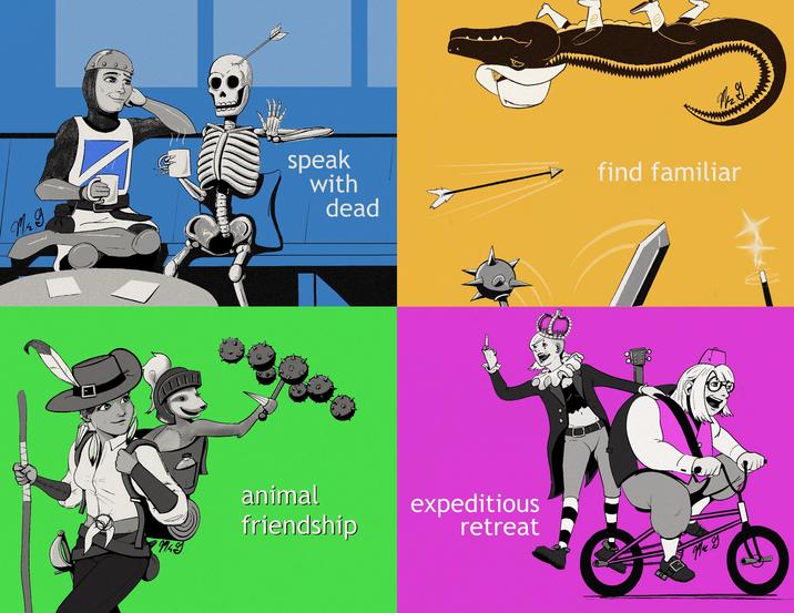 Mr. G speak with dead animal friendship expeditious retreat Mr. G. find familiar BG Me.Y