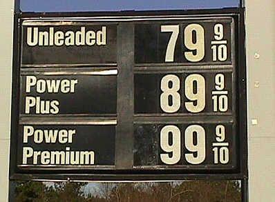 Unleaded 79 9/10 Power Plus 89 9/10 Power Premium 99 9/10