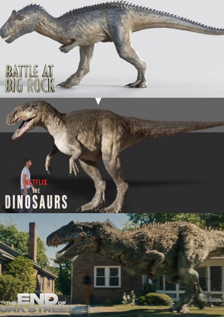 BATTLE AT BIG ROCK NETFLIX THE DINOSAURS THE ABRAN ENDOF OAK STREET