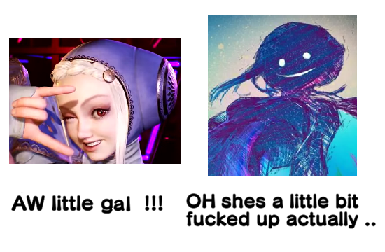 She can be your cosmic bundle of whimsy... or your eldritch "vengeful god".