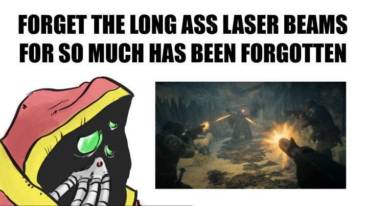 FORGET THE LONG ASS LASER BEAMS FOR SO MUCH HAS BEEN FORGOTTEN