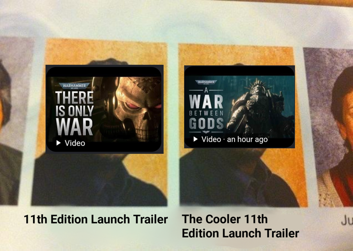 WARHAMMER THERE IS ONLY WAR Video WARHAMMER A WAR BETWEEN GODS Video an hour ago 11th Edition Launch Trailer The Cooler 11th Ju Edition Launch Trailer