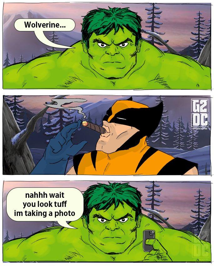 Wolverine... nahhh wait you look tuff im taking a photo G2 DC GETEDACHOPRA DC