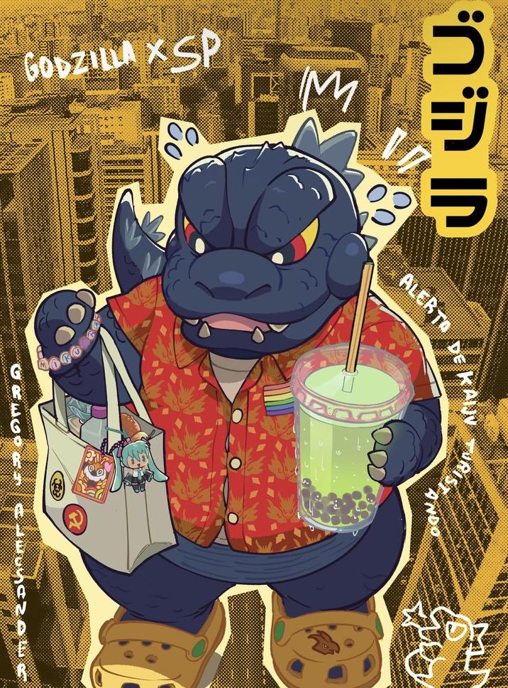 UI L.U: חו GODZILLA XSP M ALERTA DE KAIJV CRECOG RIST ANDO