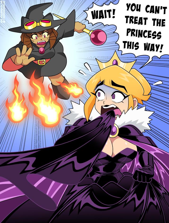ONICOLASGRAVELOC NICO NEKO.DEVIANTART.COM WAIT! YOU CAN'T TREAT THE PRINCESS THIS WAY! ند