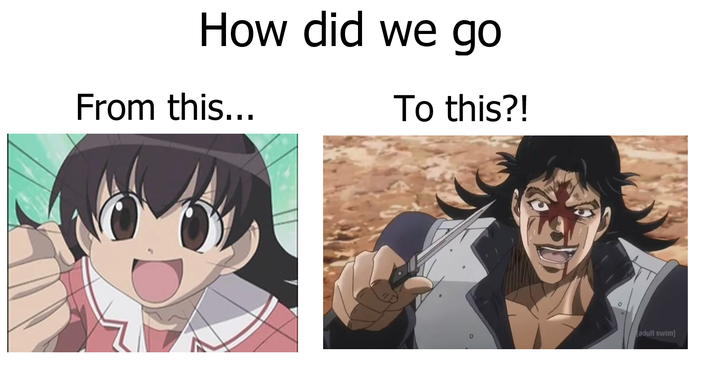 How did we go From this... To this?! adult swim]