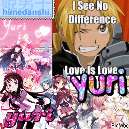 himedanshi. Yuri I See No Difference Love Is Love Yuri PicMix