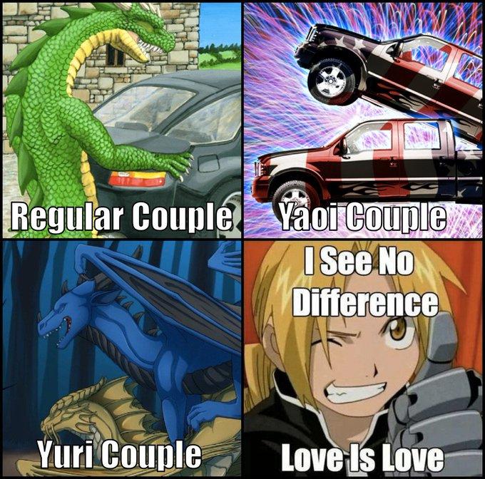 Regular Couple Yaoi Couple I See No Difference Yuri Couple Love Is Love
