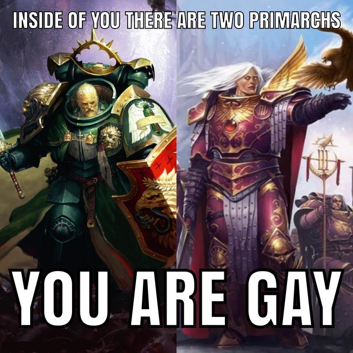 INSIDE OF YOU THERE ARE TWO PRIMARCHS LIVEL 1986: YOU ARE GAY