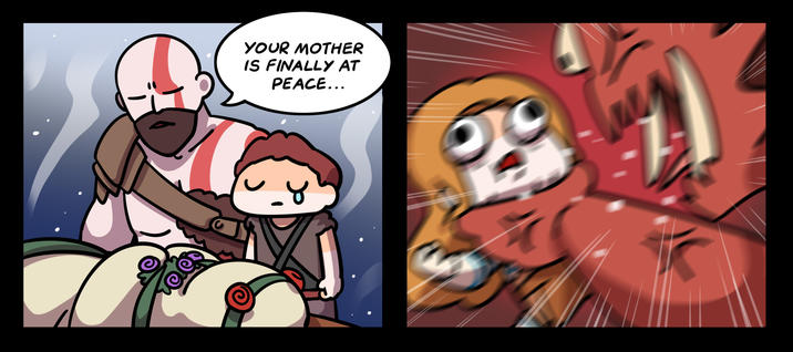 YOUR MOTHER IS FINALLY AT PEACE... C