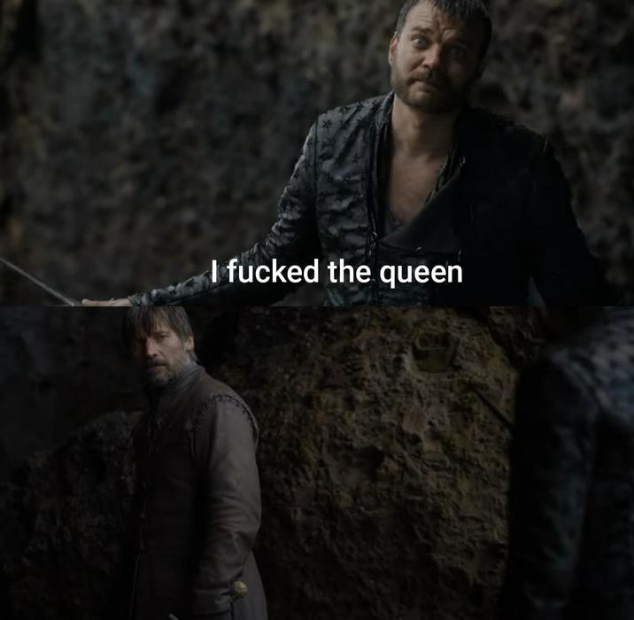 I f----- the queen