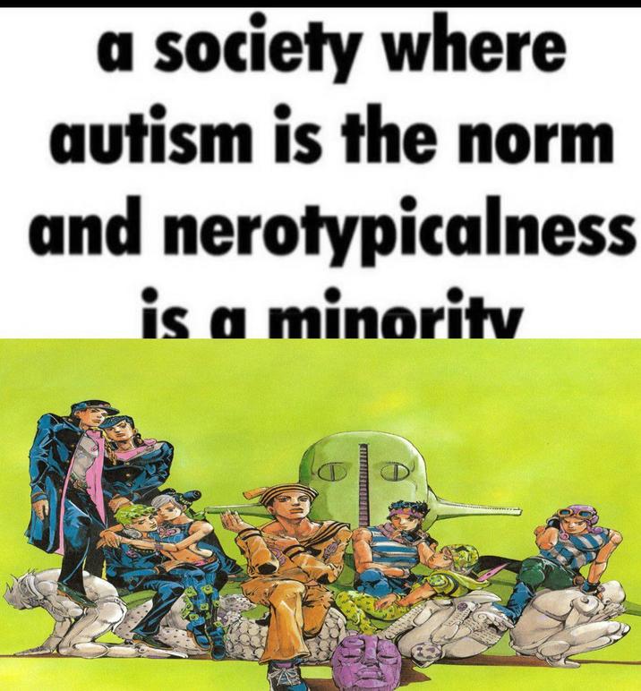 a society where autism is the norm and nerotypicalness is a minority