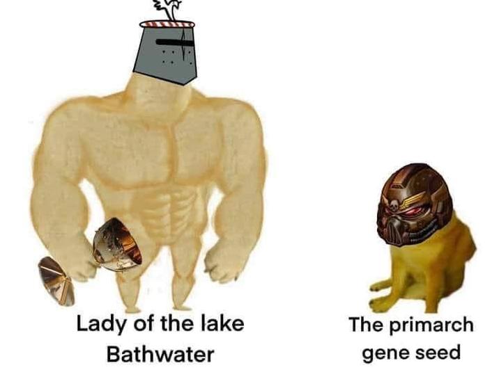 Lady of the lake Bathwater The primarch gene seed