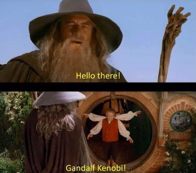 Hello there! Gandalf Kenobi!