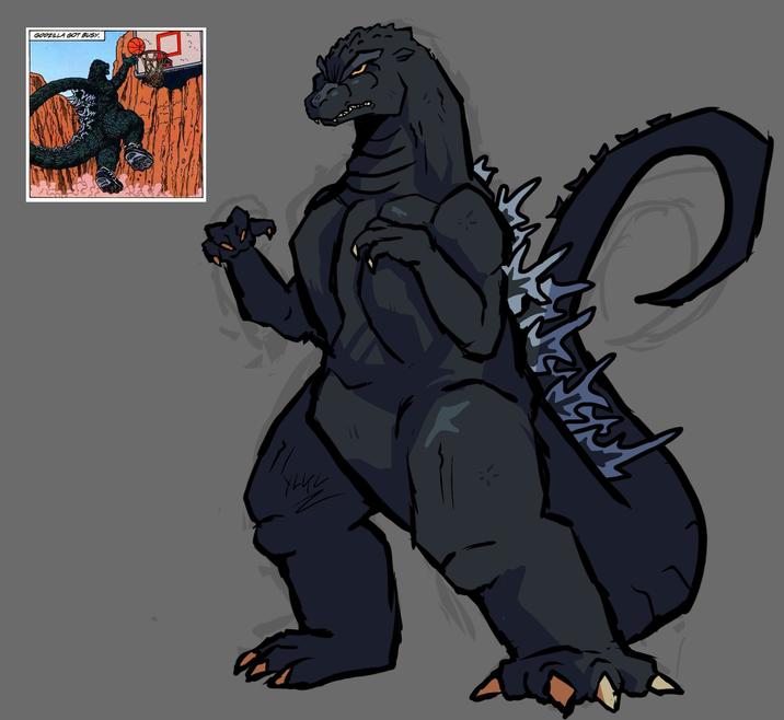 GODZILLA GOT BUSY.