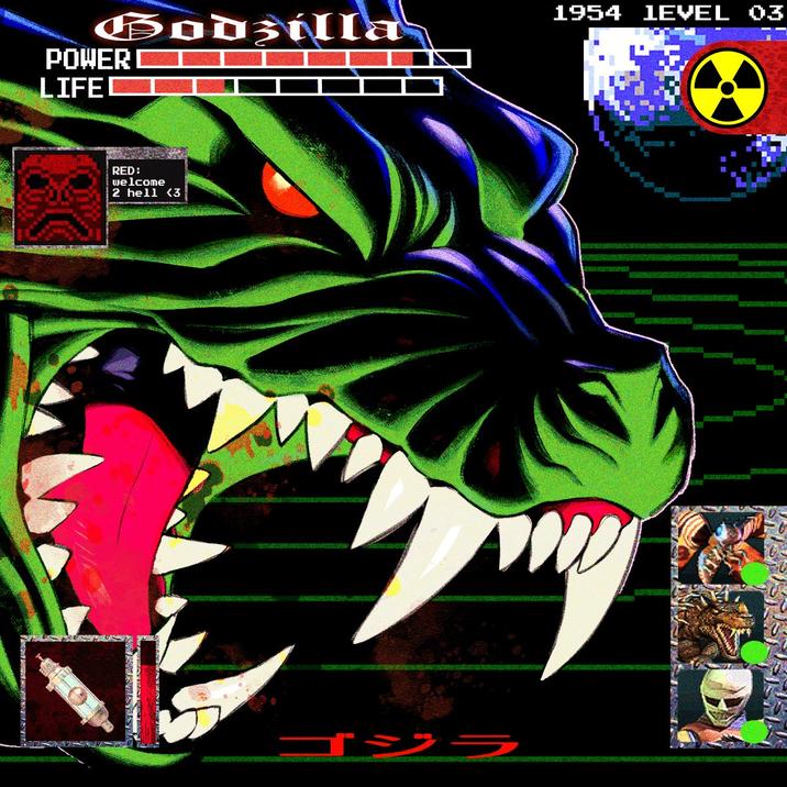 Godzilla POWER LIFE RED: welcome 2 hell <3 ゴジラ 1954 1EVEL 03