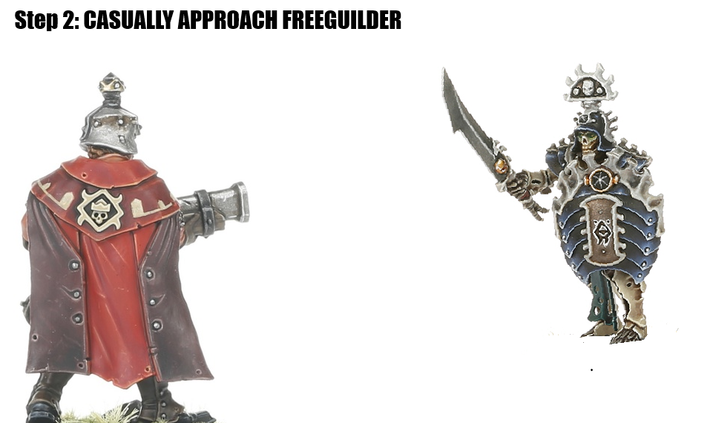 Step 2: CASUALLY APPROACH FREEGUILDER 8