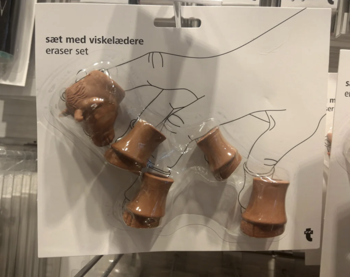 sæt med viskelædere eraser set S e m Ser